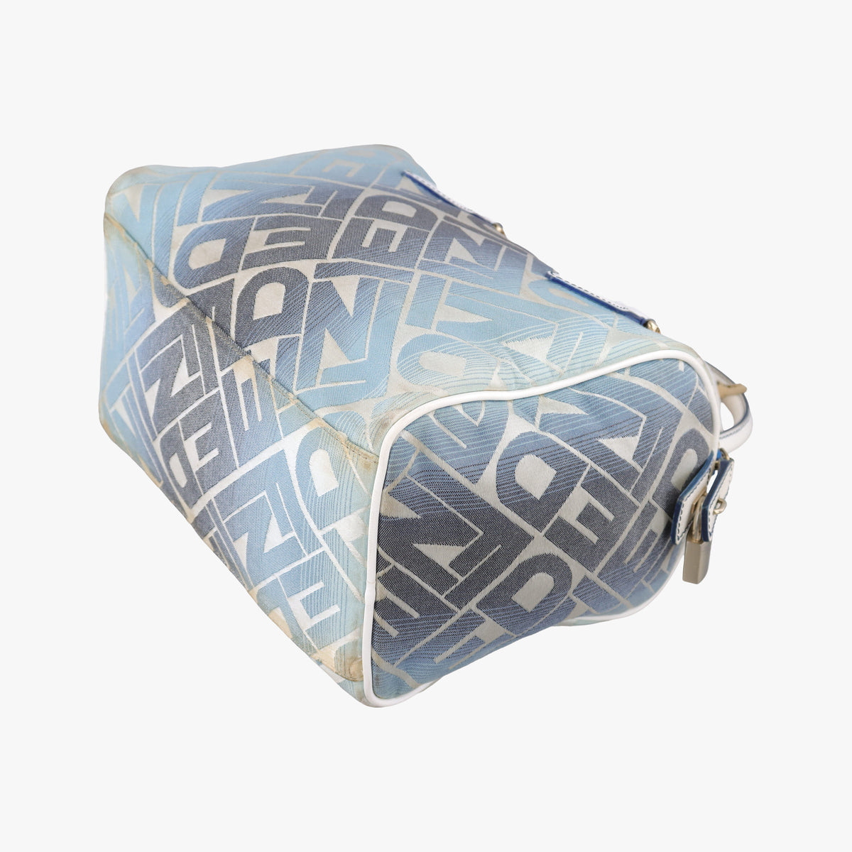 Vintage Fendi Forever Gradient Print White×Blue Canvas × Leather 8BL068 handbag | stylenewstar