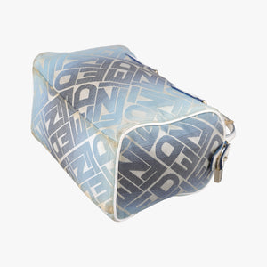 Vintage Fendi Forever Gradient Print White×Blue Canvas × Leather 8BL068 handbag | stylenewstar