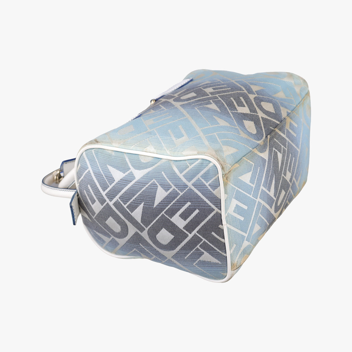 Vintage Fendi Forever Gradient Print White×Blue Canvas × Leather 8BL068 handbag | stylenewstar