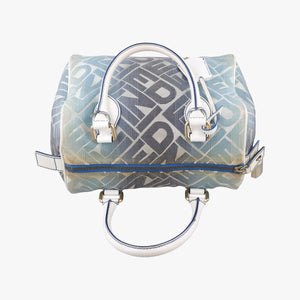 Vintage Fendi Forever Gradient Print White×Blue Canvas × Leather 8BL068 handbag | stylenewstar