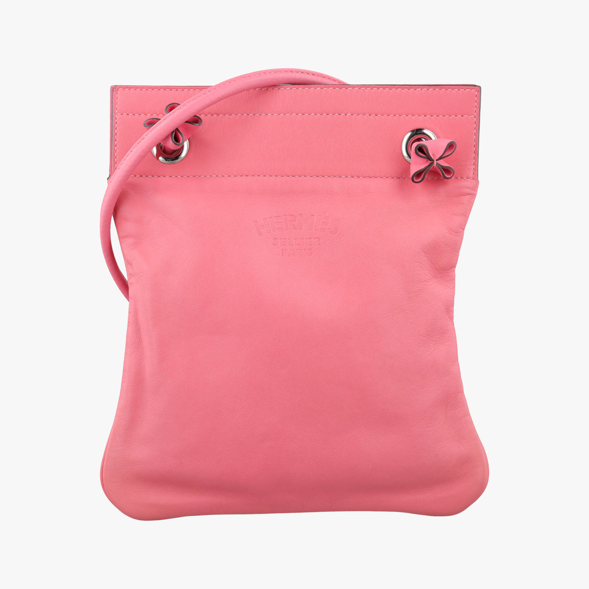 Vintage Hermes Sac Aline mini Pink lambskin  shoulderbag | stylenewstar