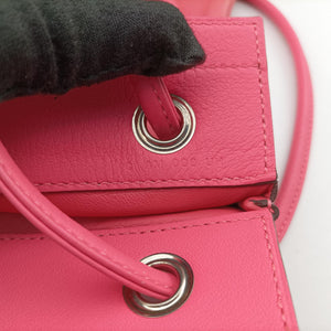 Vintage Hermes Sac Aline mini Pink lambskin  shoulderbag | stylenewstar