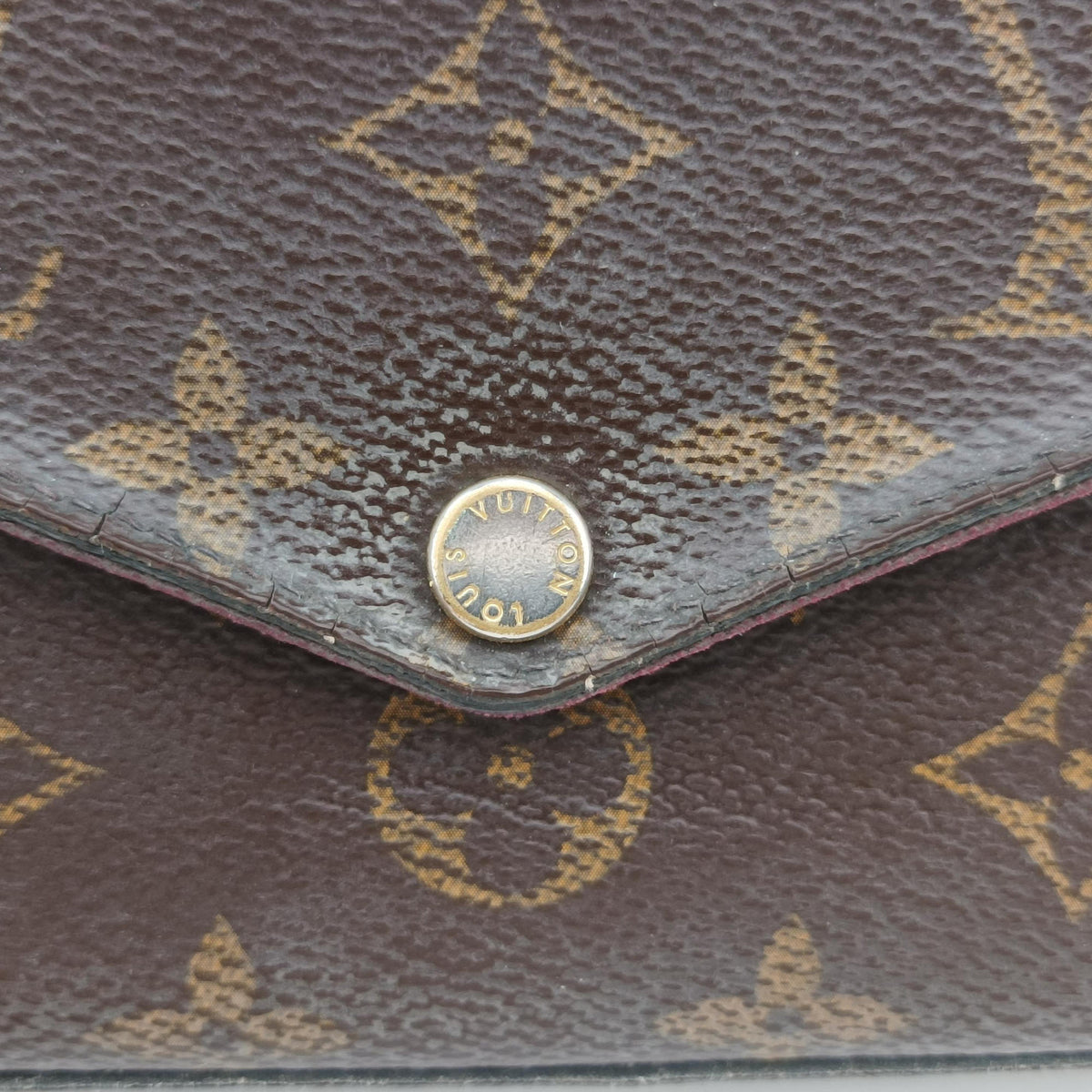 Pre-owned Louis Vuitton Pochette Felicie Brown Monogram Canvas M61276 shoulderbag | stylenewstar