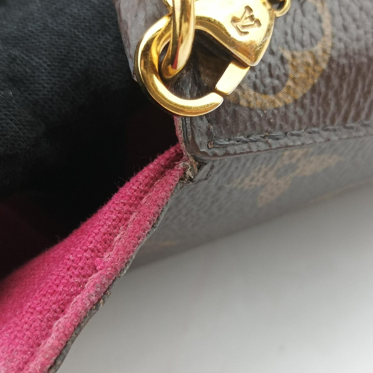 Pre-owned Louis Vuitton Pochette Felicie Brown Monogram Canvas M61276 shoulderbag | stylenewstar