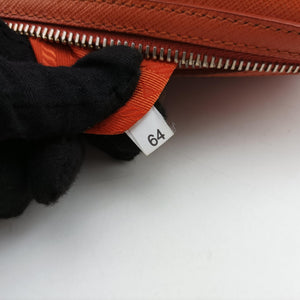 Secondhand Prada bowling Orange SAFFIANO Leather  shoulderbag | stylenewstar