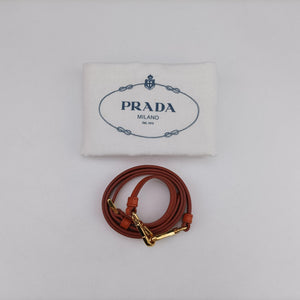 Secondhand Prada bowling Orange SAFFIANO Leather  shoulderbag | stylenewstar