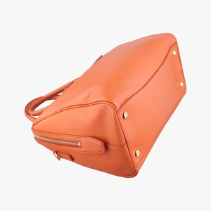 Secondhand Prada bowling Orange SAFFIANO Leather  shoulderbag | stylenewstar