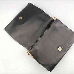 Pre-owned VERSACE La Medusa Black Leather  shoulderbag | stylenewstar