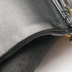 Pre-owned VERSACE La Medusa Black Leather  shoulderbag | stylenewstar