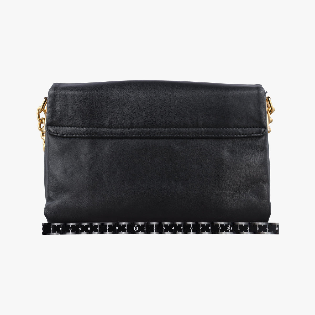 Pre-owned VERSACE La Medusa Black Leather  shoulderbag | stylenewstar