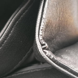 Pre-owned VERSACE La Medusa Black Leather  shoulderbag | stylenewstar