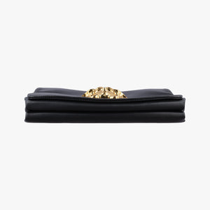 Pre-owned VERSACE La Medusa Black Leather  shoulderbag | stylenewstar