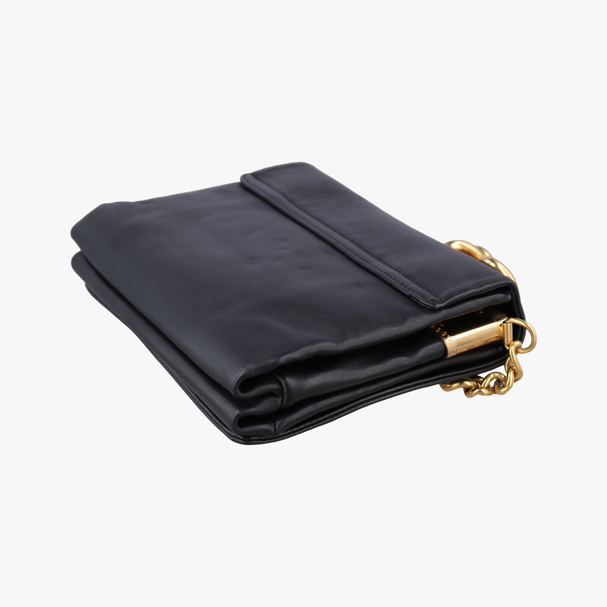 Pre-owned VERSACE La Medusa Black Leather  shoulderbag | stylenewstar