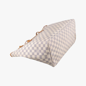 Pre-owned Louis Vuitton NEVERFULL GM Azur Damier Canvas N51108 handbag | stylenewstar