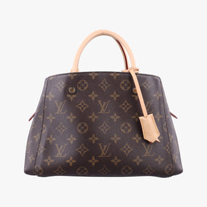 Pre-owned Louis Vuitton Montaigne BB Brown Monogram Canvas M41055 handbag | stylenewstar