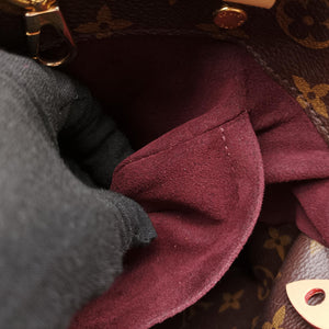 Pre-owned Louis Vuitton Montaigne BB Brown Monogram Canvas M41055 handbag | stylenewstar