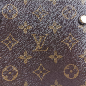 Pre-owned Louis Vuitton Montaigne BB Brown Monogram Canvas M41055 handbag | stylenewstar