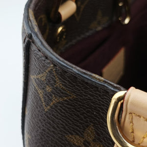 Pre-owned Louis Vuitton Montaigne BB Brown Monogram Canvas M41055 handbag | stylenewstar