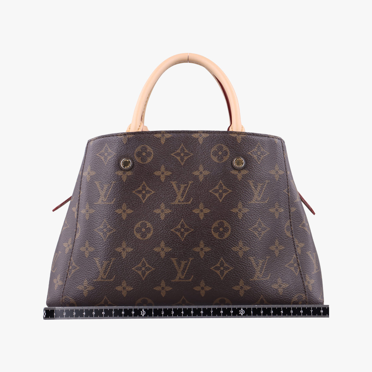 Pre-owned Louis Vuitton Montaigne BB Brown Monogram Canvas M41055 handbag | stylenewstar