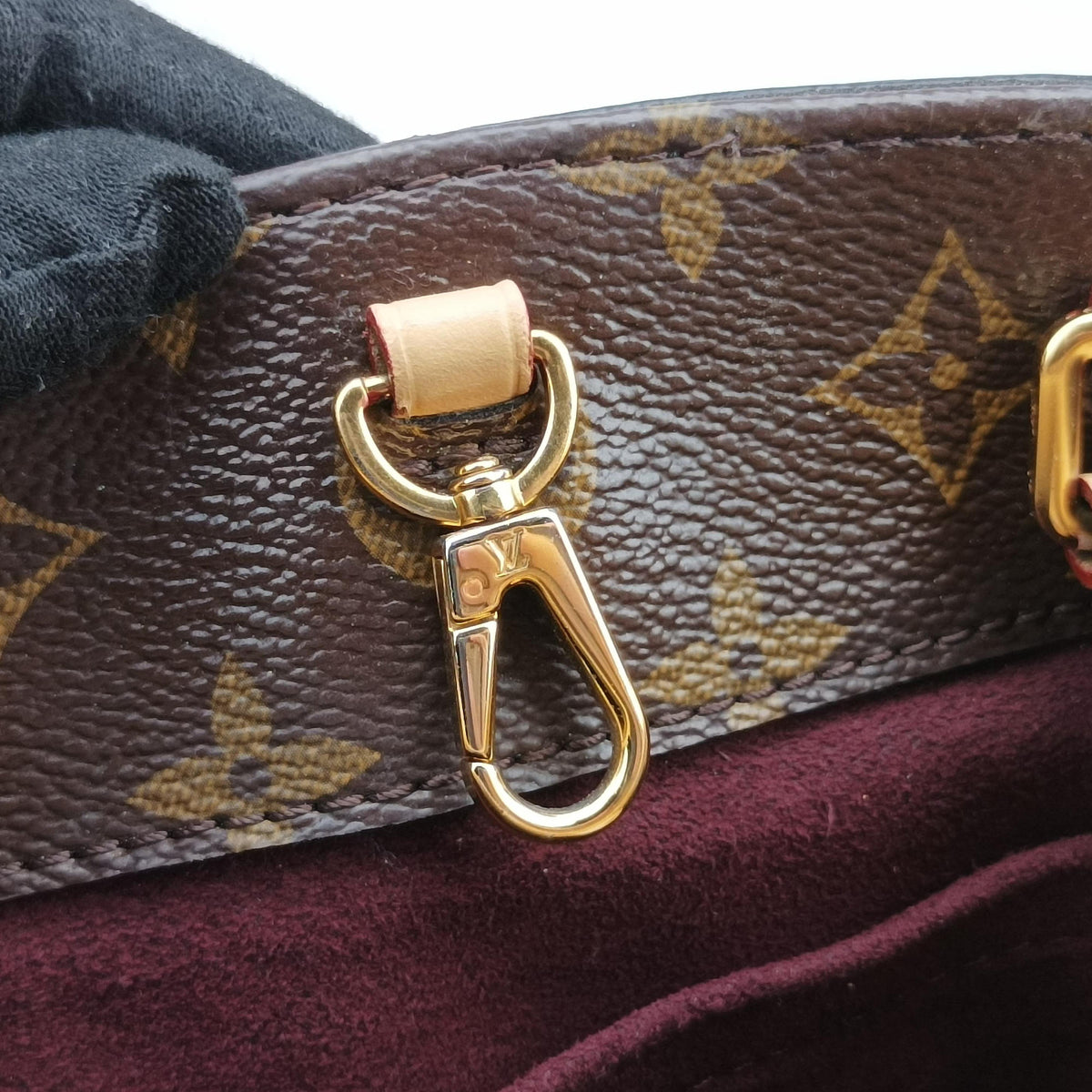 Pre-owned Louis Vuitton Montaigne BB Brown Monogram Canvas M41055 handbag | stylenewstar