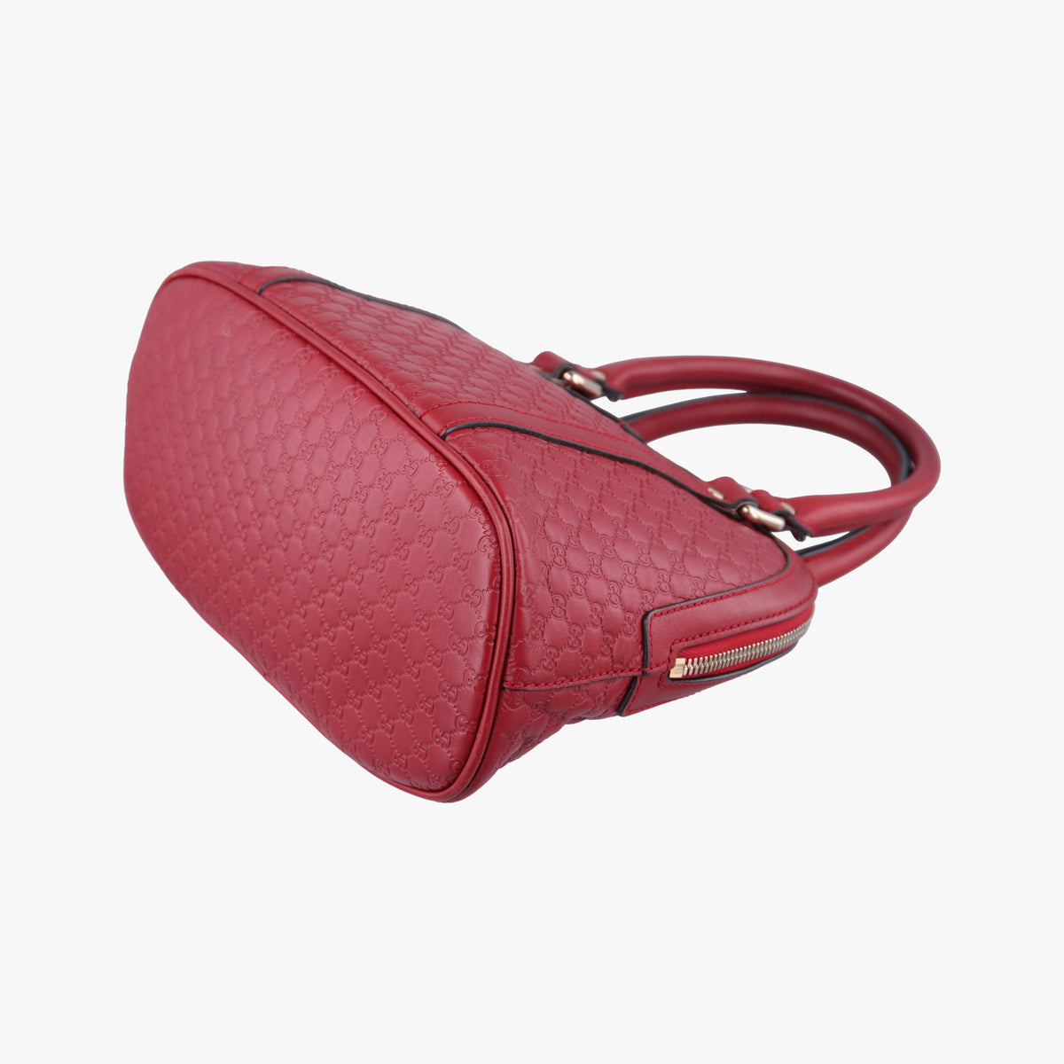 Pre-owned Gucci Microguccissima Red Leather 449654 shoulderbag | stylenewstar