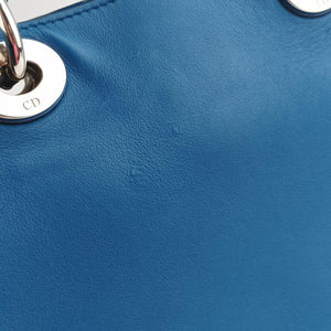 Secondhand Christian Dior Diorissimo Blue Patent  x Leather  shoulderbag | stylenewstar