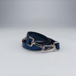 Secondhand Christian Dior Diorissimo Blue Patent  x Leather  shoulderbag | stylenewstar