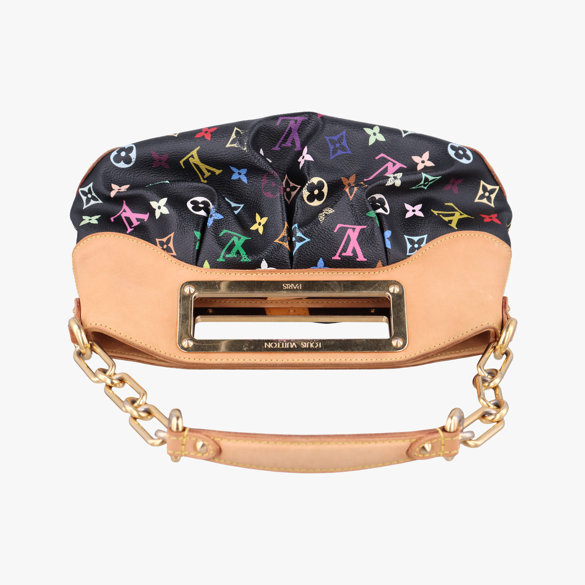 Pre-owned Louis Vuitton JUDY PM Noir Monogram Multicolor M40258 shoulderbag | stylenewstar