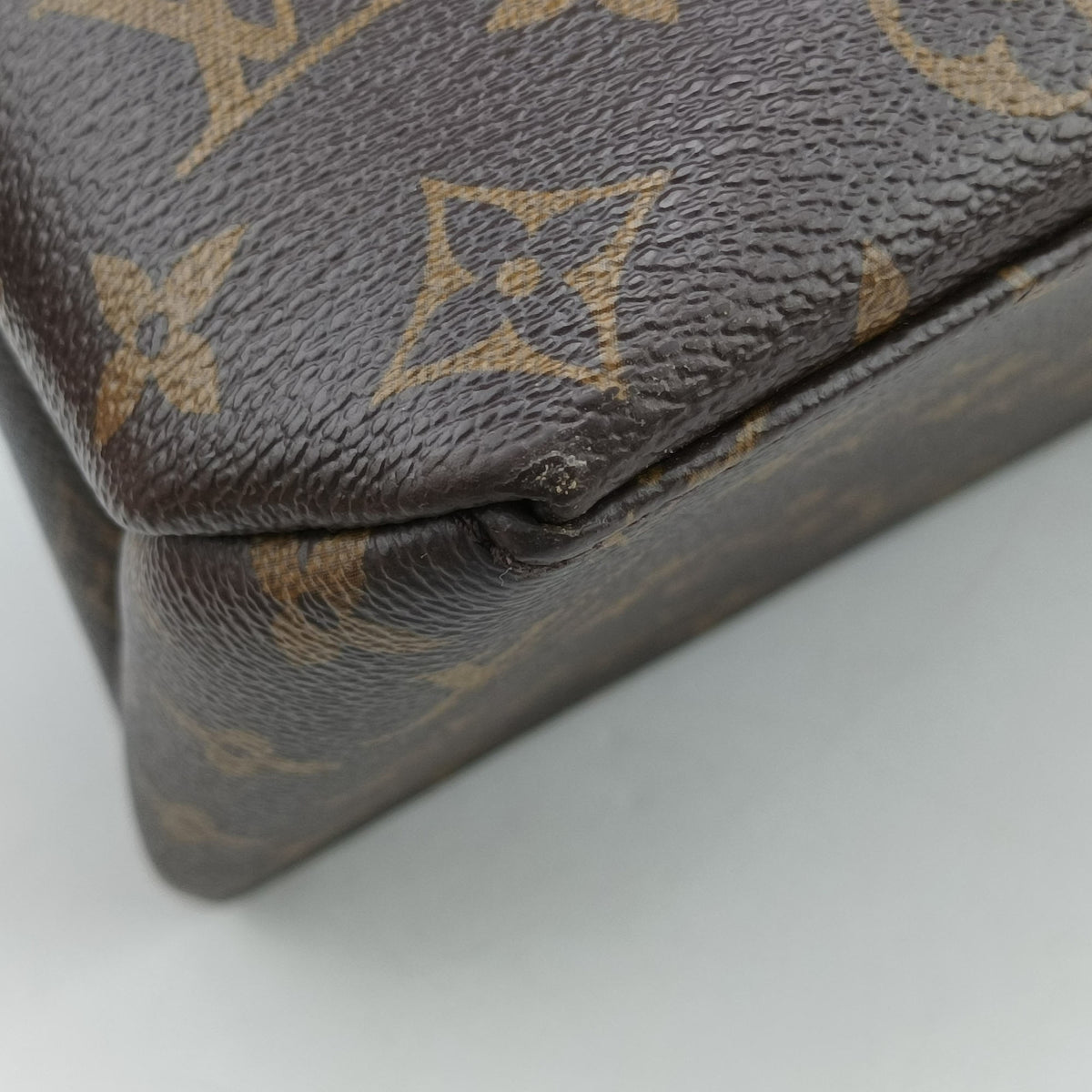 Pre-owned Louis Vuitton Petit Palais PM Brown Monogram Canvas M45900 shoulderbag | stylenewstar