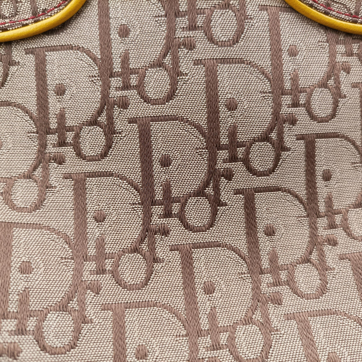 Secondhand Christian Dior Rasta Trotter beige×Multicolour Canvas× Leather  handbag | stylenewstar