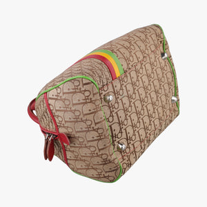 Secondhand Christian Dior Rasta Trotter beige×Multicolour Canvas× Leather  handbag | stylenewstar