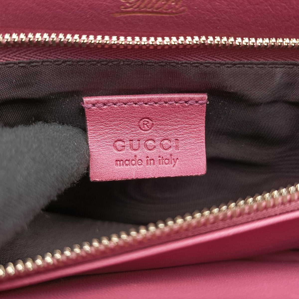Pre-owned Gucci Interlocking 1973 Flap Pink Leather 277522 shoulderbag | stylenewstar