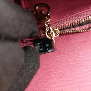 Pre-owned Gucci Interlocking 1973 Flap Pink Leather 277522 shoulderbag | stylenewstar