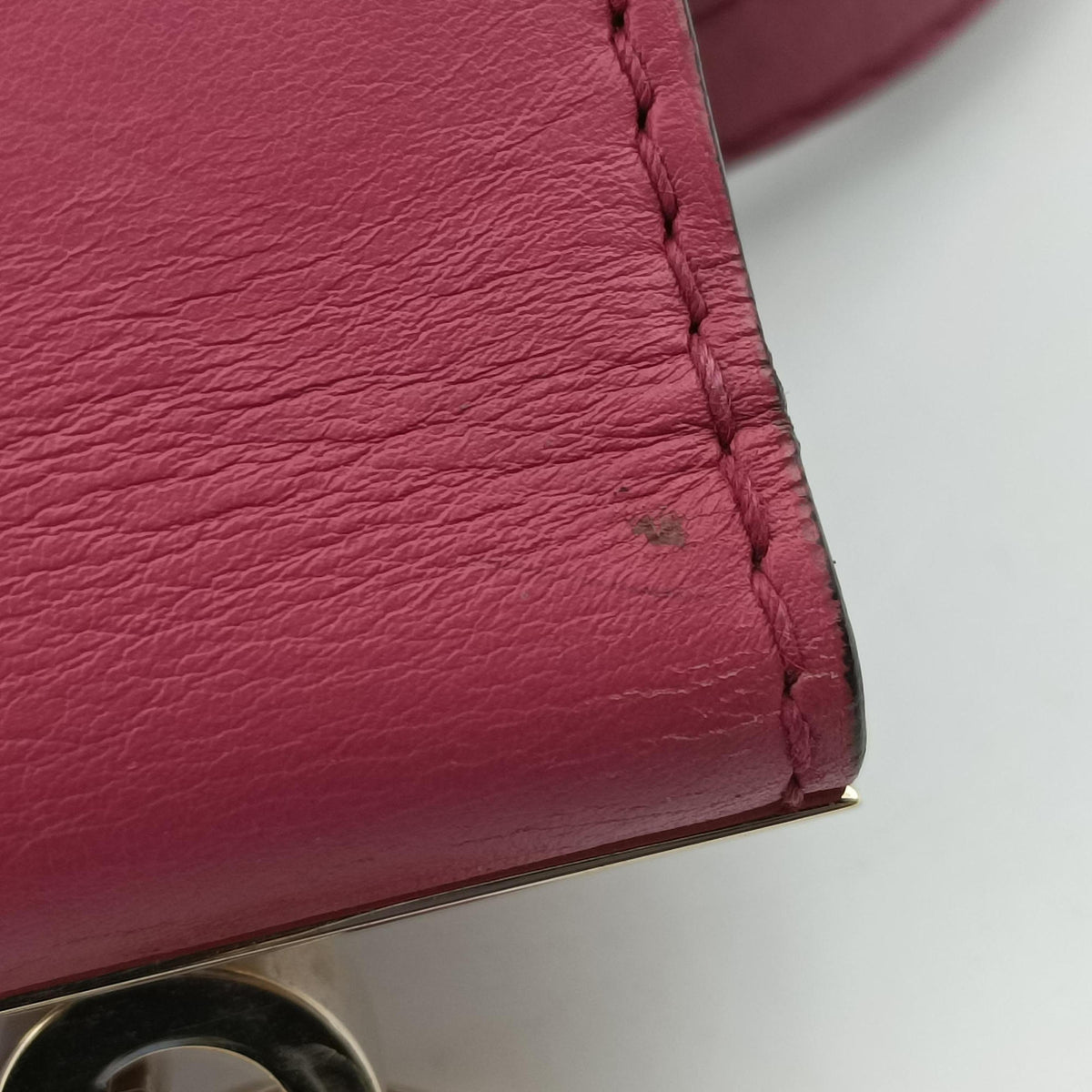 Pre-owned Gucci Interlocking 1973 Flap Pink Leather 277522 shoulderbag | stylenewstar
