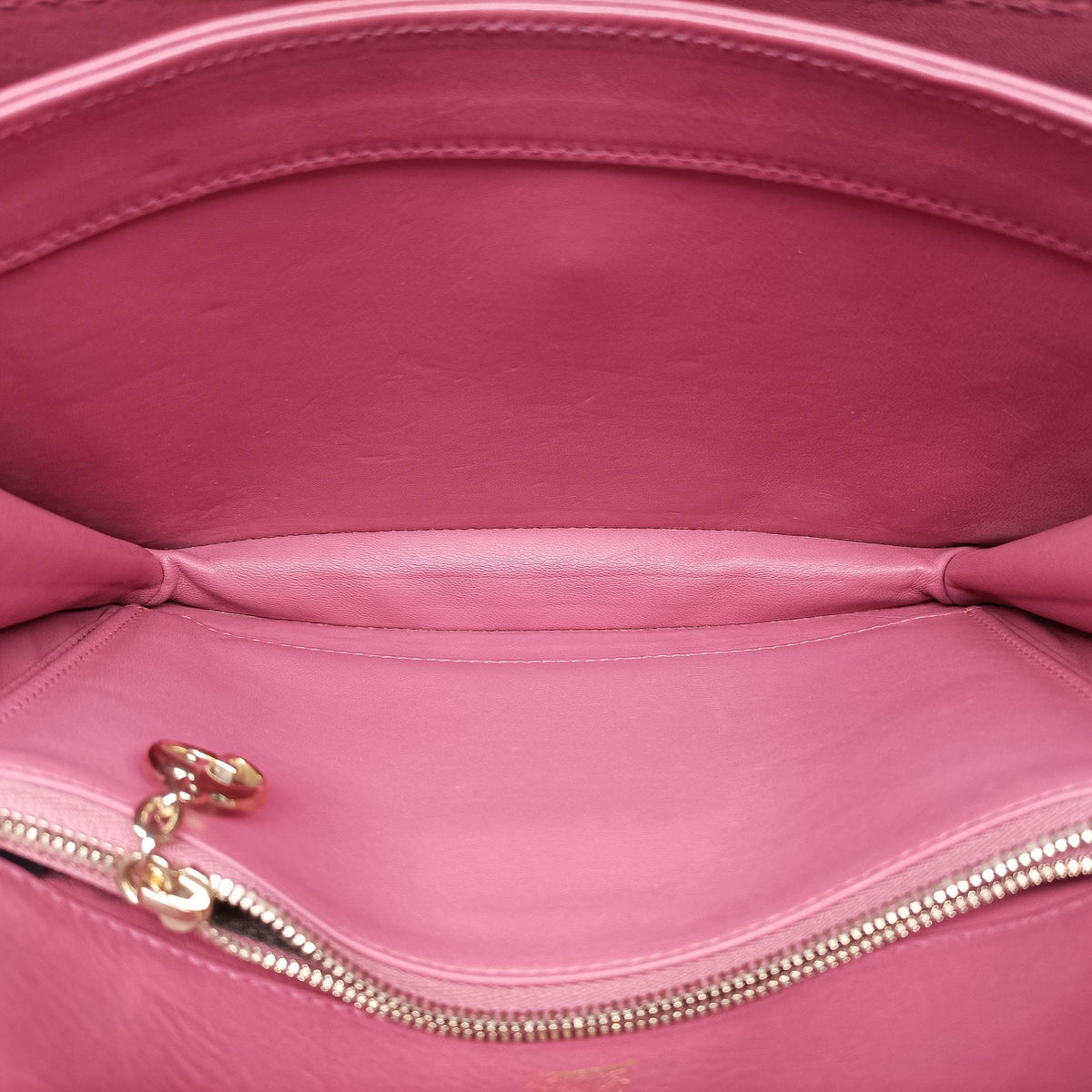 Pre-owned Gucci Interlocking 1973 Flap Pink Leather 277522 shoulderbag | stylenewstar