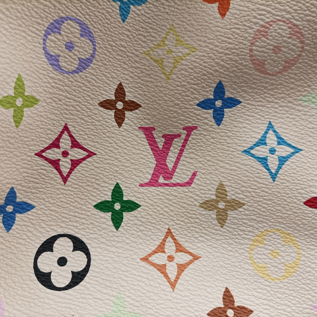 Vintage Louis Vuitton GRETA white Monogram Multicolor M40195 handbag | stylenewstar