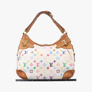 Vintage Louis Vuitton GRETA white Monogram Multicolor M40195 handbag | stylenewstar