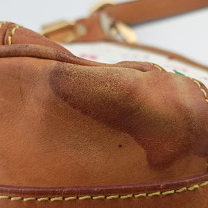 Vintage Louis Vuitton GRETA white Monogram Multicolor M40195 handbag | stylenewstar