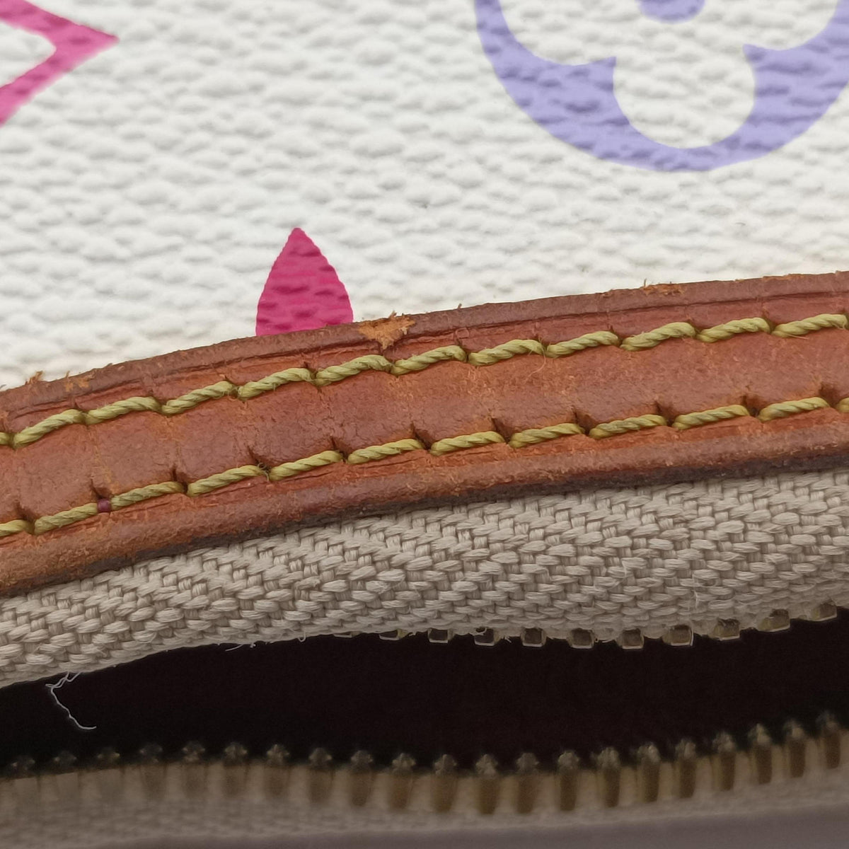 Vintage Louis Vuitton GRETA white Monogram Multicolor M40195 handbag | stylenewstar