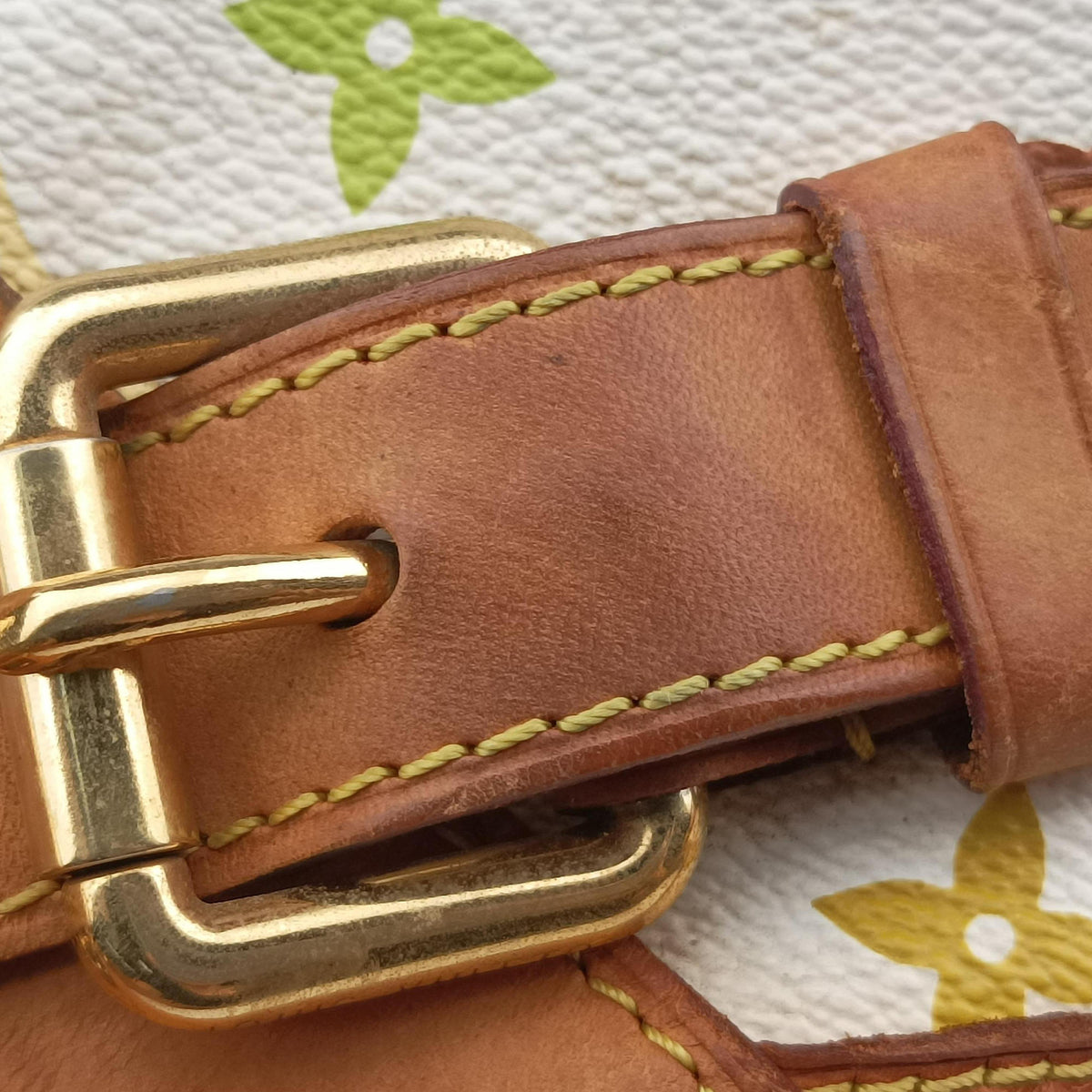 Vintage Louis Vuitton GRETA white Monogram Multicolor M40195 handbag | stylenewstar