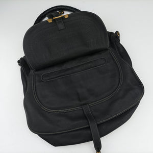 Pre-owned Chloe Mercy Black Leather  shoulderbag | stylenewstar
