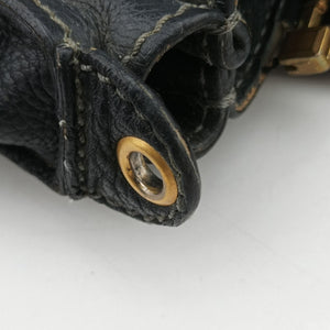 Pre-owned Chloe Mercy Black Leather  shoulderbag | stylenewstar