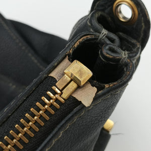 Pre-owned Chloe Mercy Black Leather  shoulderbag | stylenewstar