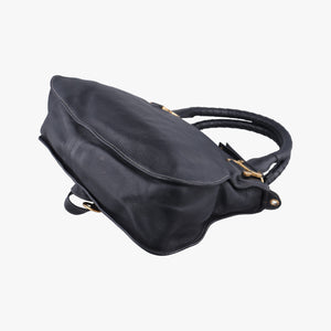 Pre-owned Chloe Mercy Black Leather  shoulderbag | stylenewstar
