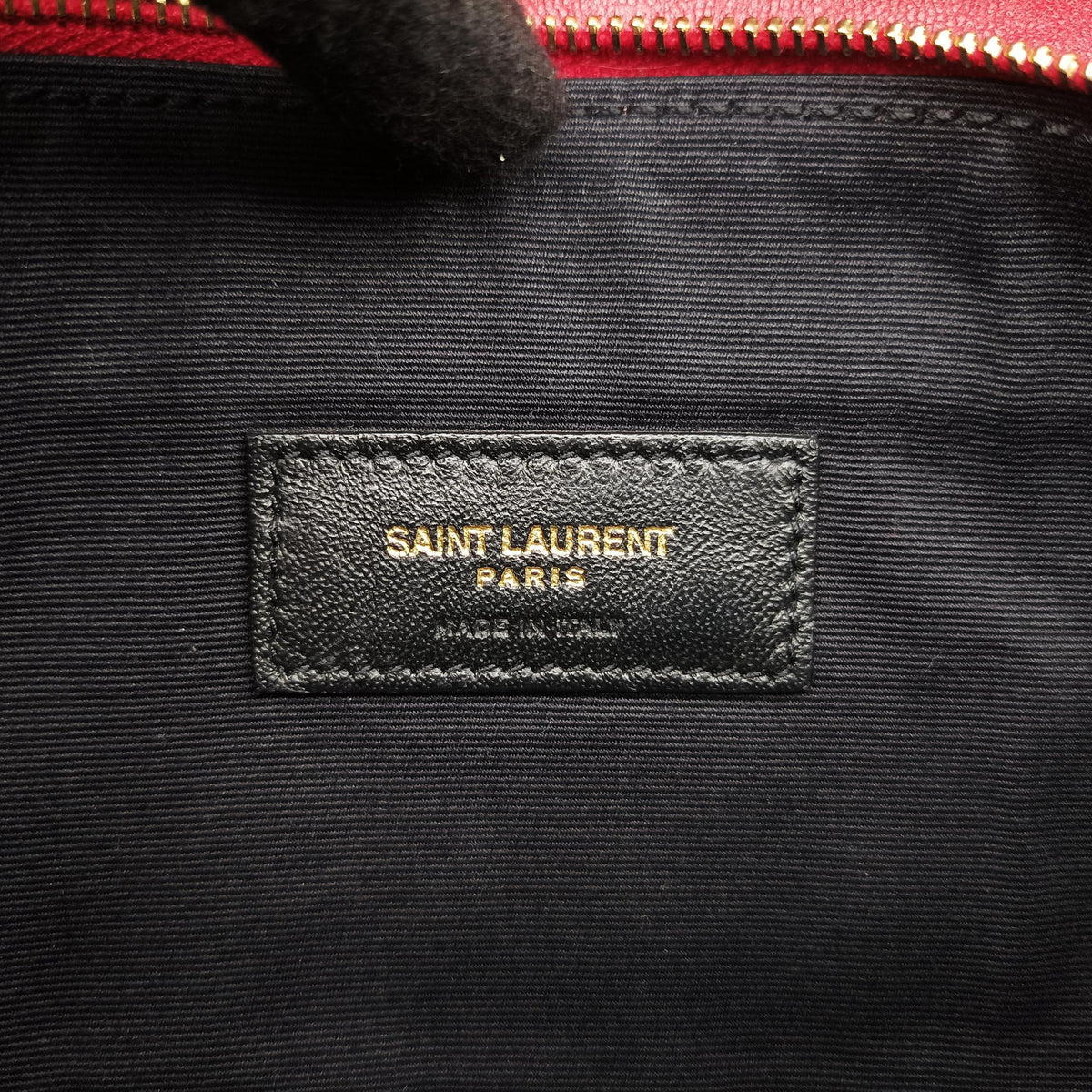 Pre-owned Yves Saint Laurent ANGIE Red Leather 568906 shoulderbag | stylenewstar