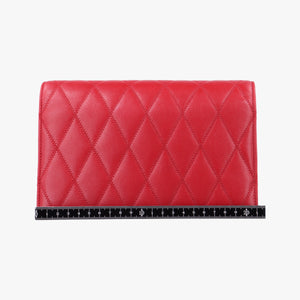 Pre-owned Yves Saint Laurent ANGIE Red Leather 568906 shoulderbag | stylenewstar