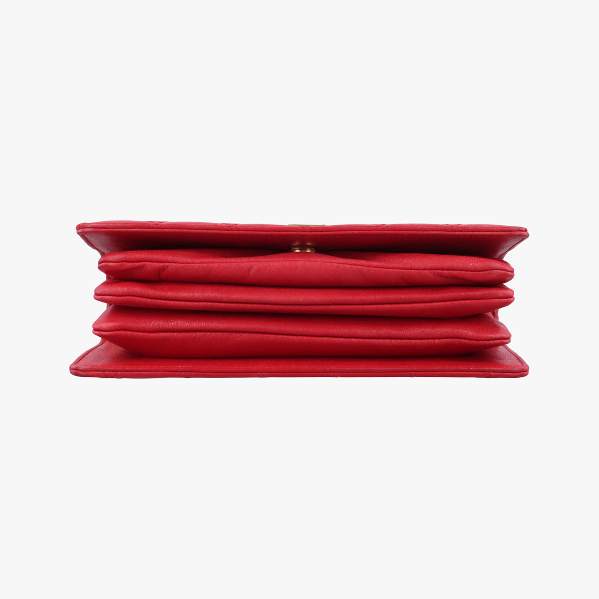 Pre-owned Yves Saint Laurent ANGIE Red Leather 568906 shoulderbag | stylenewstar