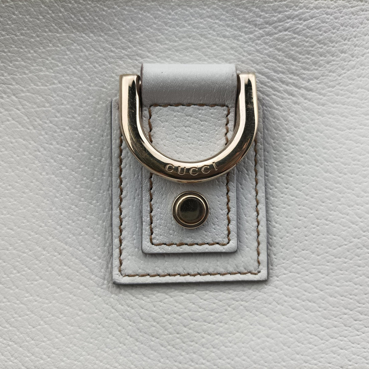 Vintage Gucci Abbey White Leather 130738 shoulderbag | stylenewstar