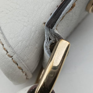 Vintage Gucci Abbey White Leather 130738 shoulderbag | stylenewstar