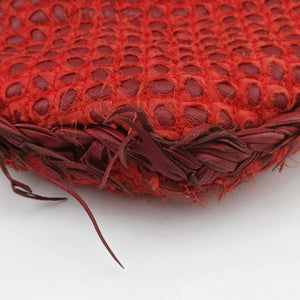 Pre-owned Bottega Veneta Intrecciato Red lambskin  handbag | stylenewstar